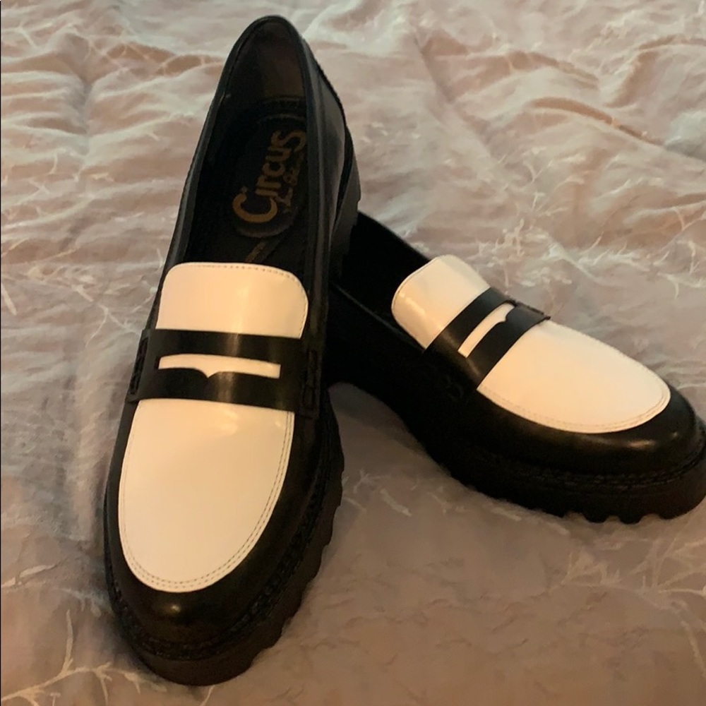 Black & White Loafers